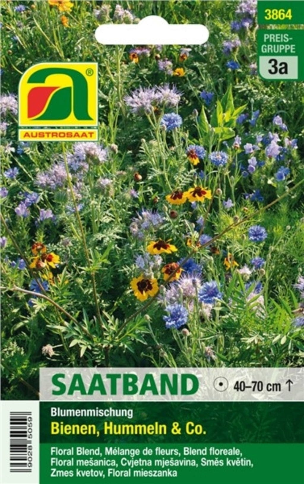 Blumenmischung "Bienen, Hummeln & Co." Im Saatband