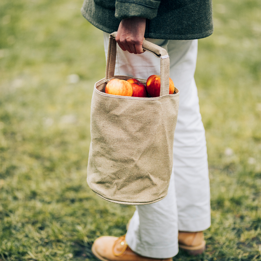 Robuster Leineneimer 'Bucket Bag'