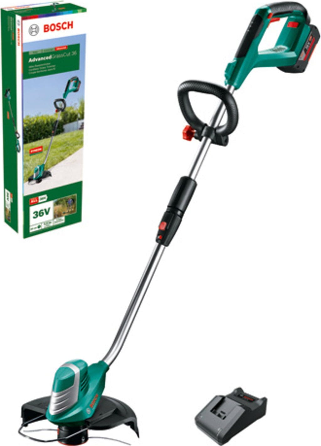 Bosch AdvancedGrassCut 36 Rasentrimmer, 1 X 2,0 Ah