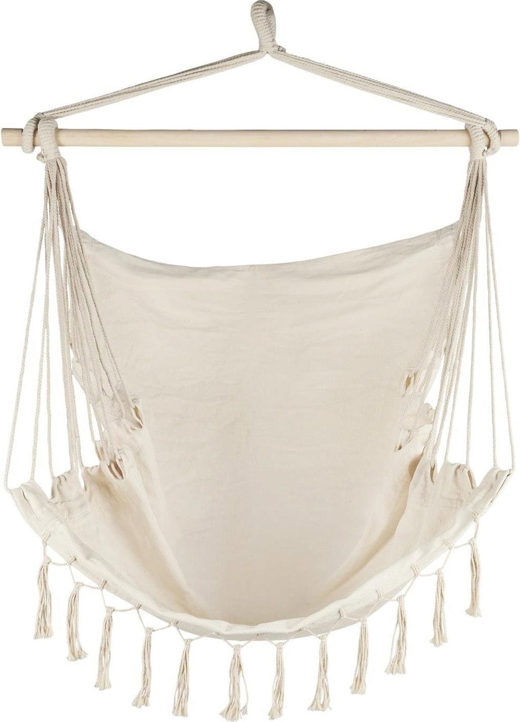 Hängesessel Mit Quasten, Beige