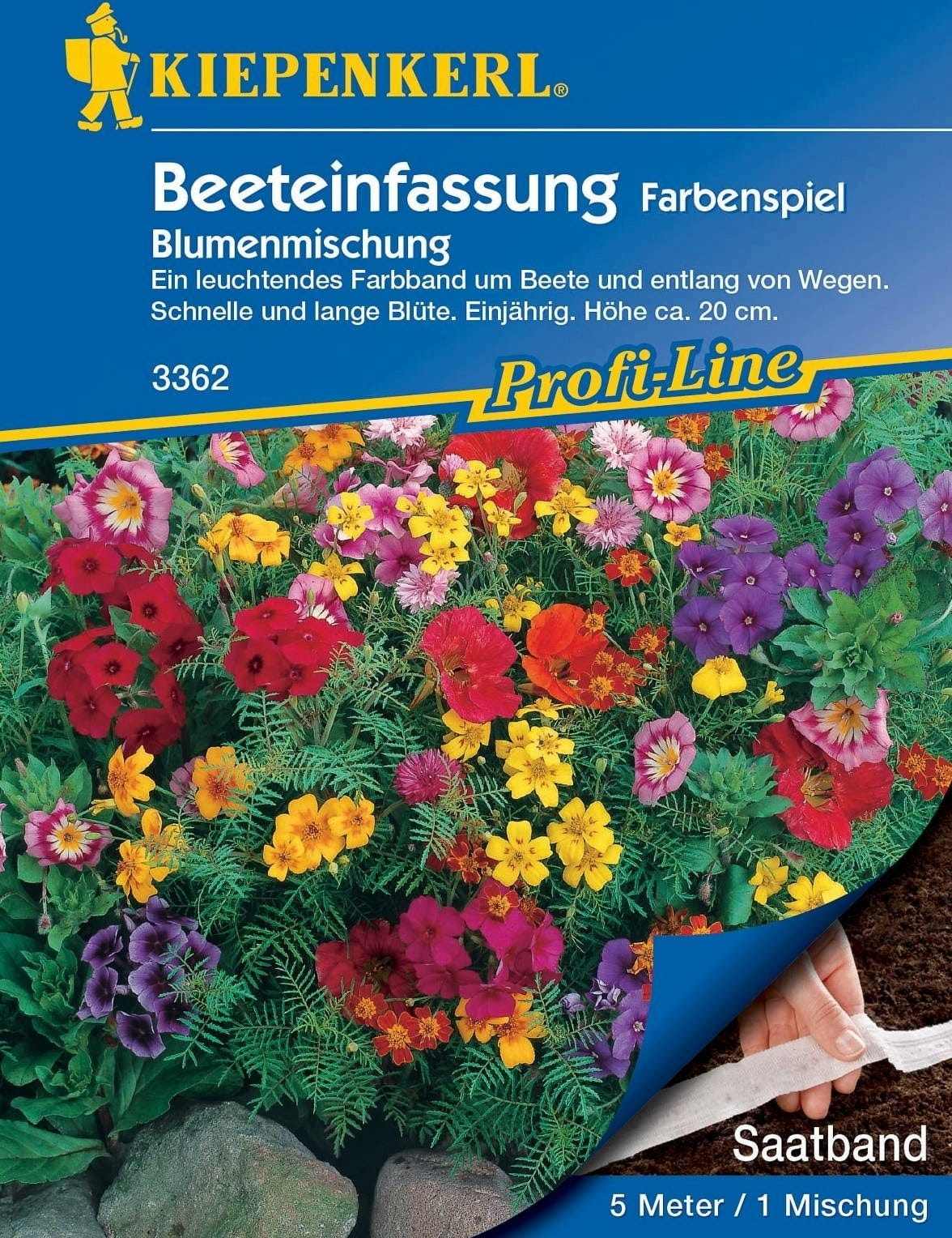 Beeteinfassung "Farbenspiel" - Saatband