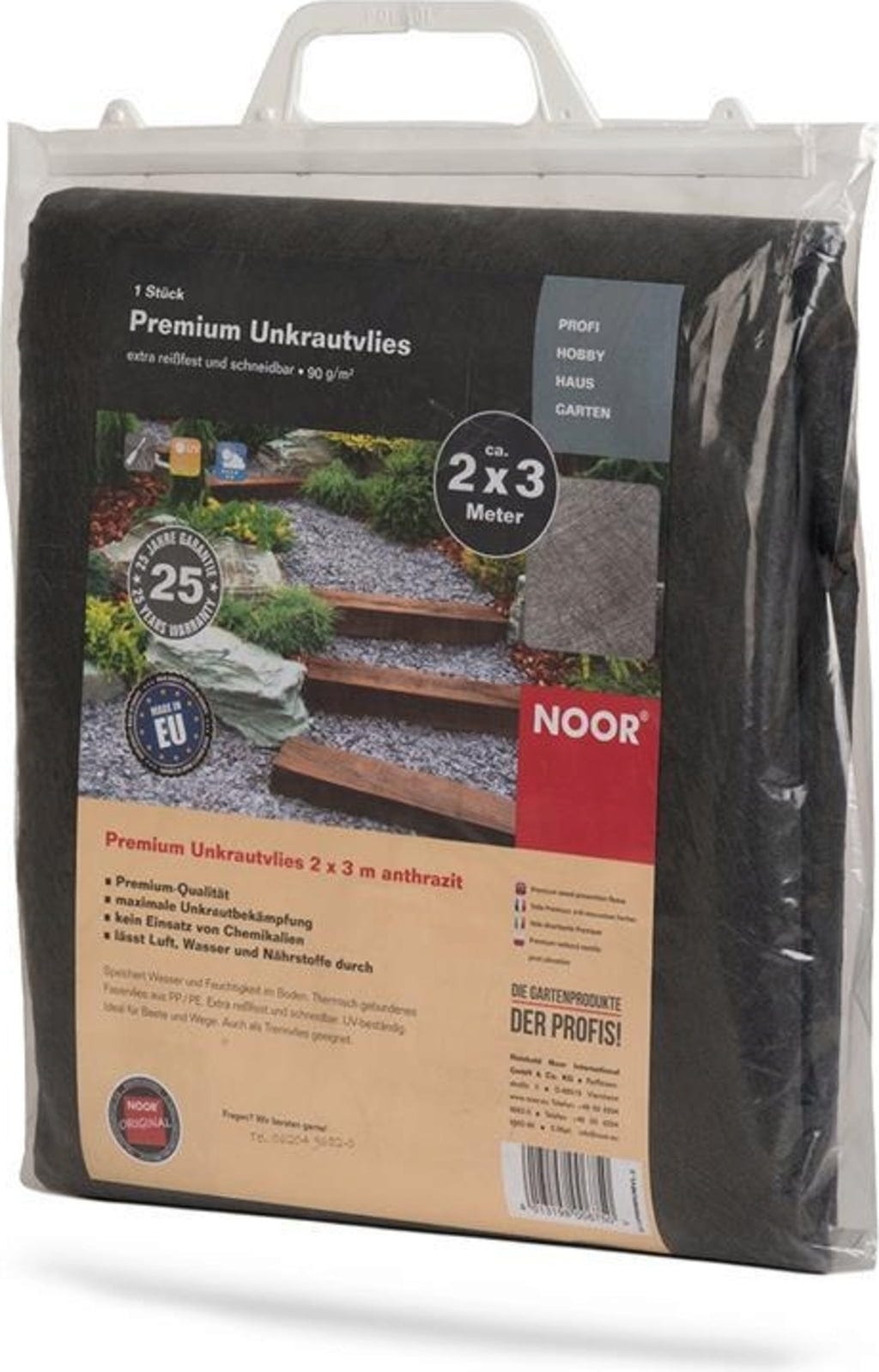 Premium Unkrautvlies 90 G/m², 1x25 M