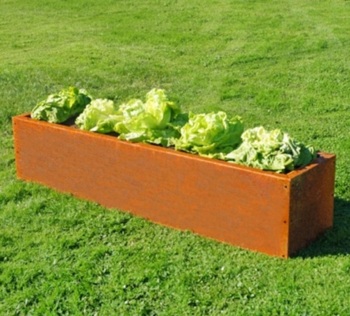 Hochbeet Edelrost "Planus", 158 X 38 Cm