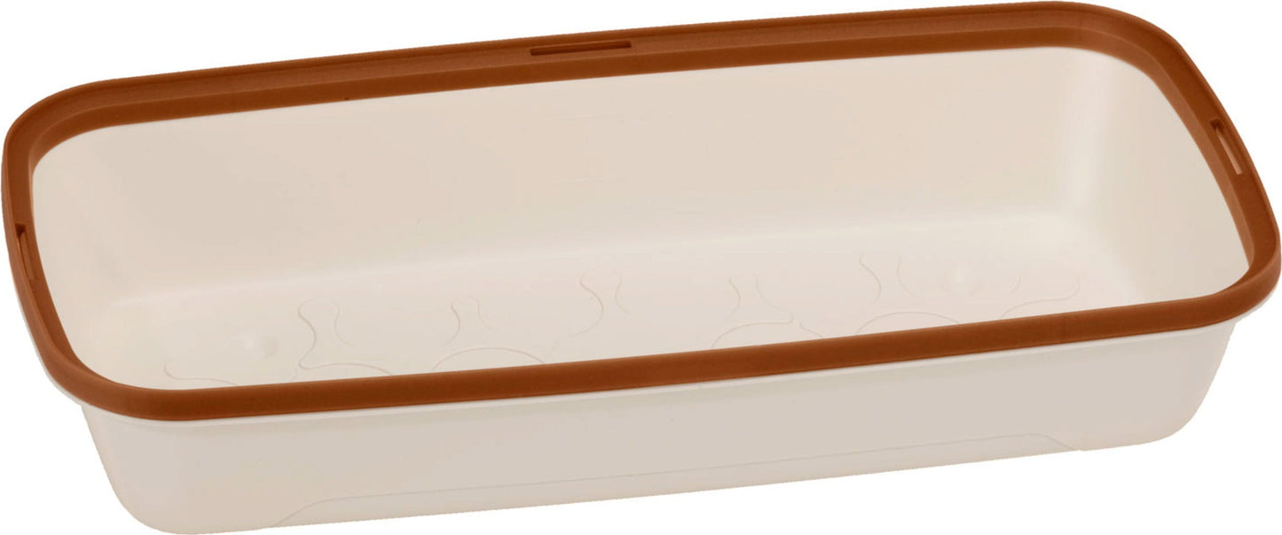 Anzuchtschale M BOQUBE Creme-Kupferbraun