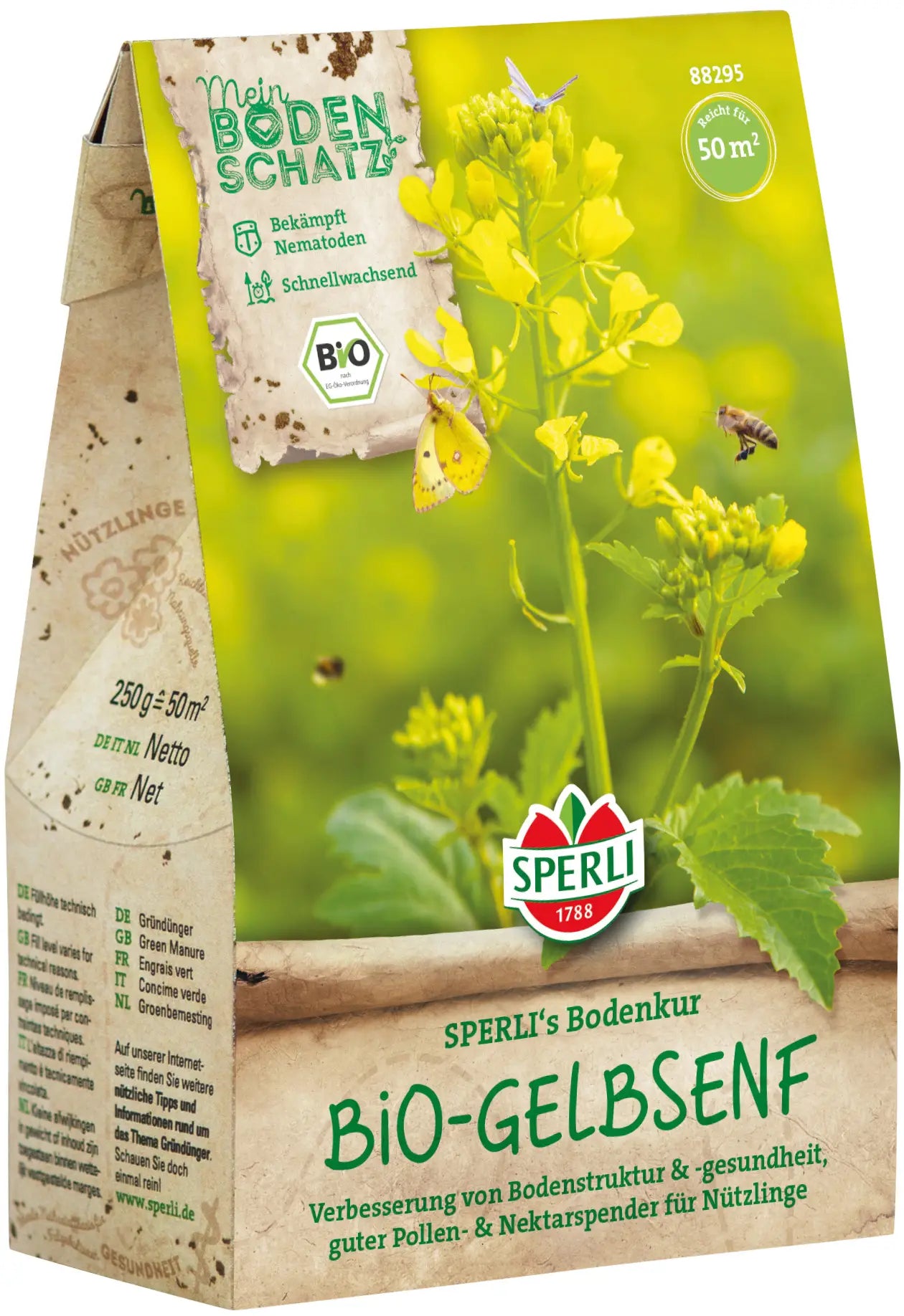 Bio-Bodenkur Gelbsenf, 250 G