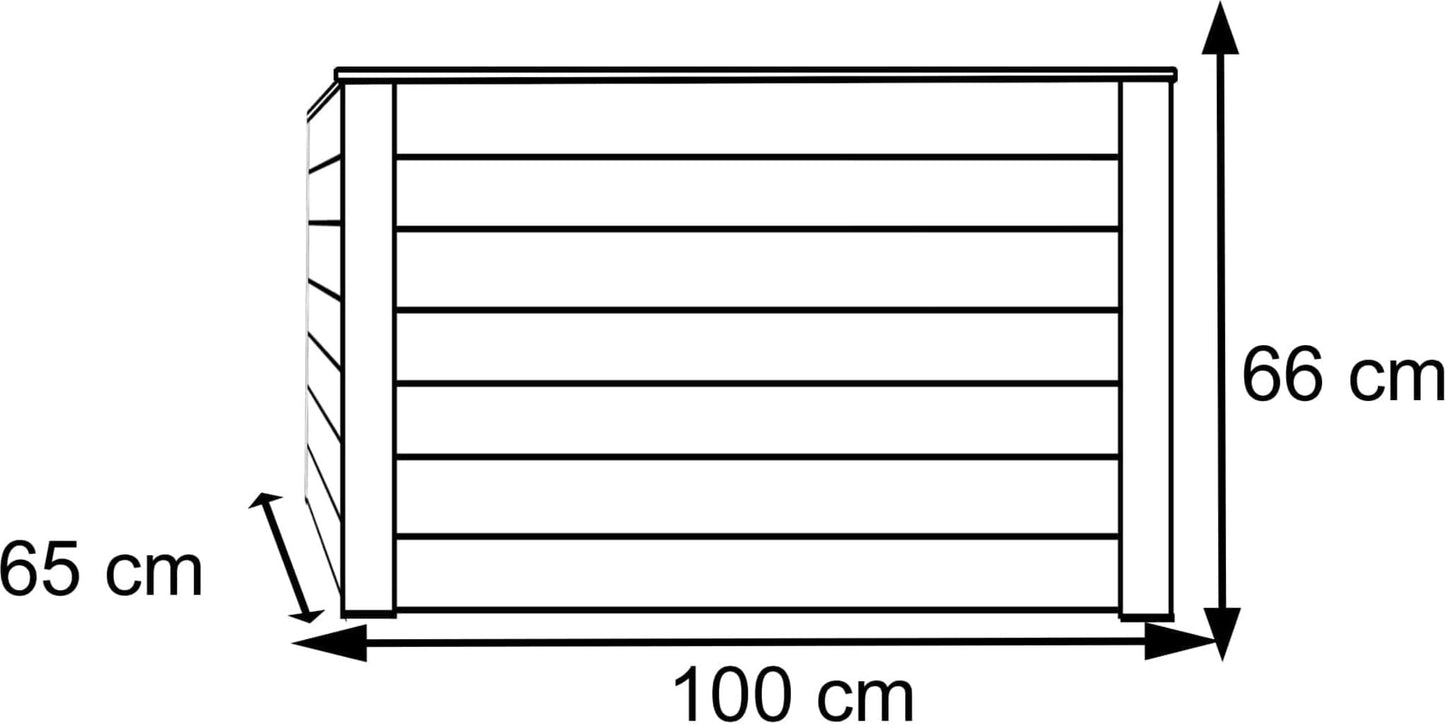 Hochbeet Lärche, 100