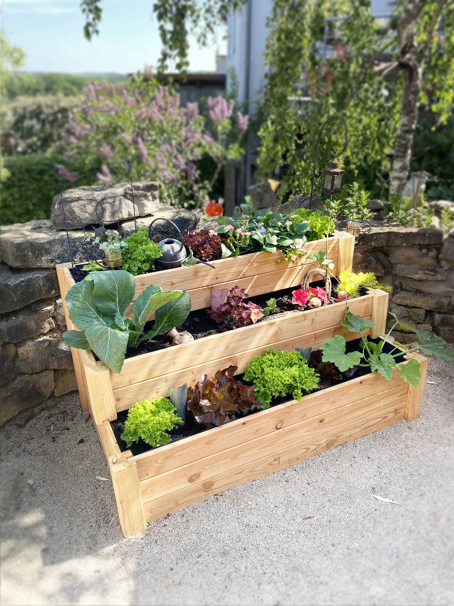 Premium Treppenhochbeet