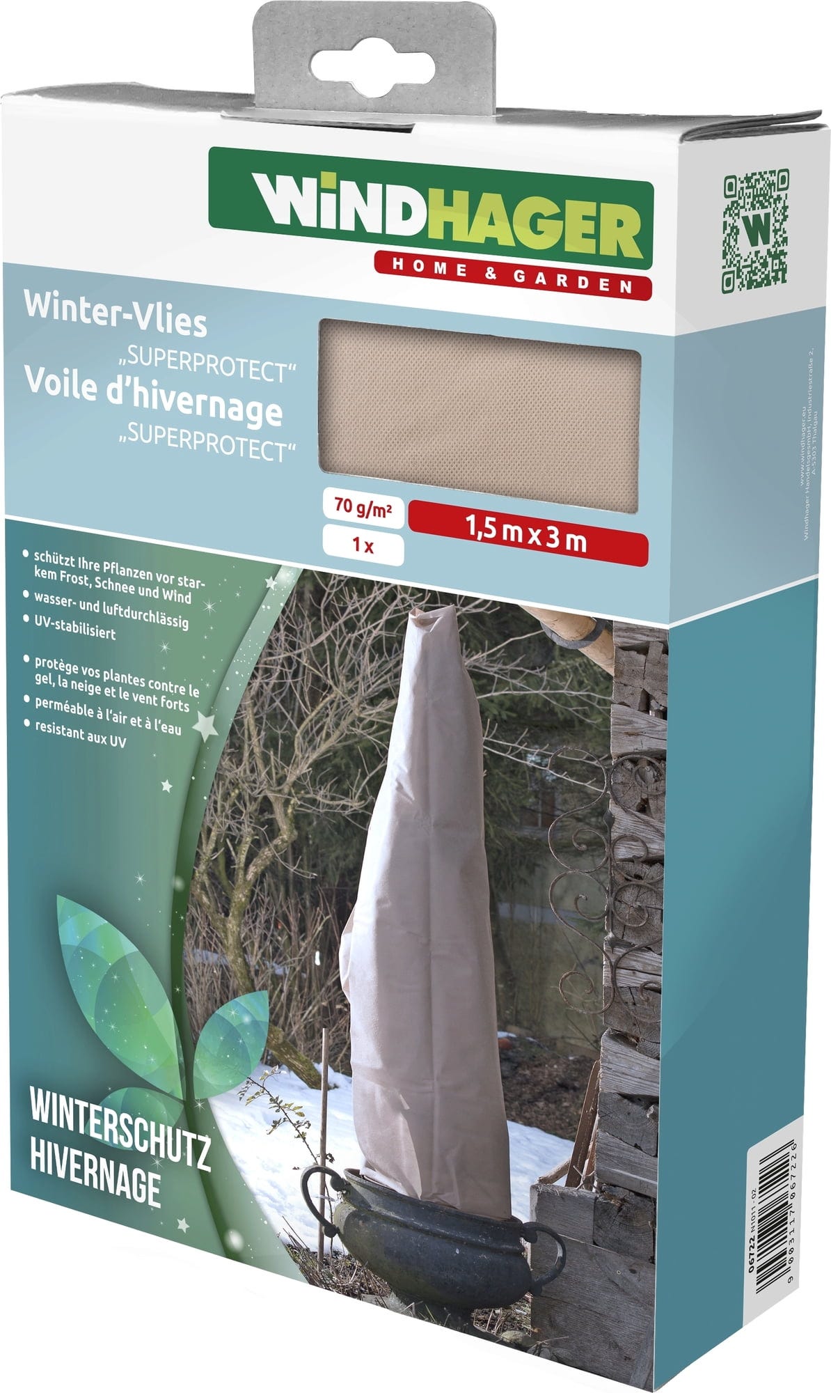 Windhager Winter-Vlies SUPERPROTECT - 3x1,5m