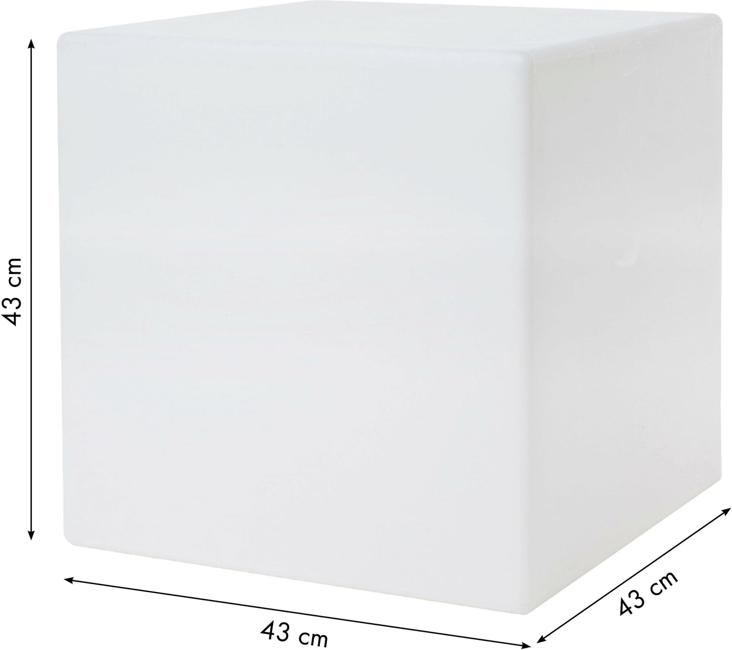  Leuchtwürfel Shining Cube (LED), Höhe 43 Cm