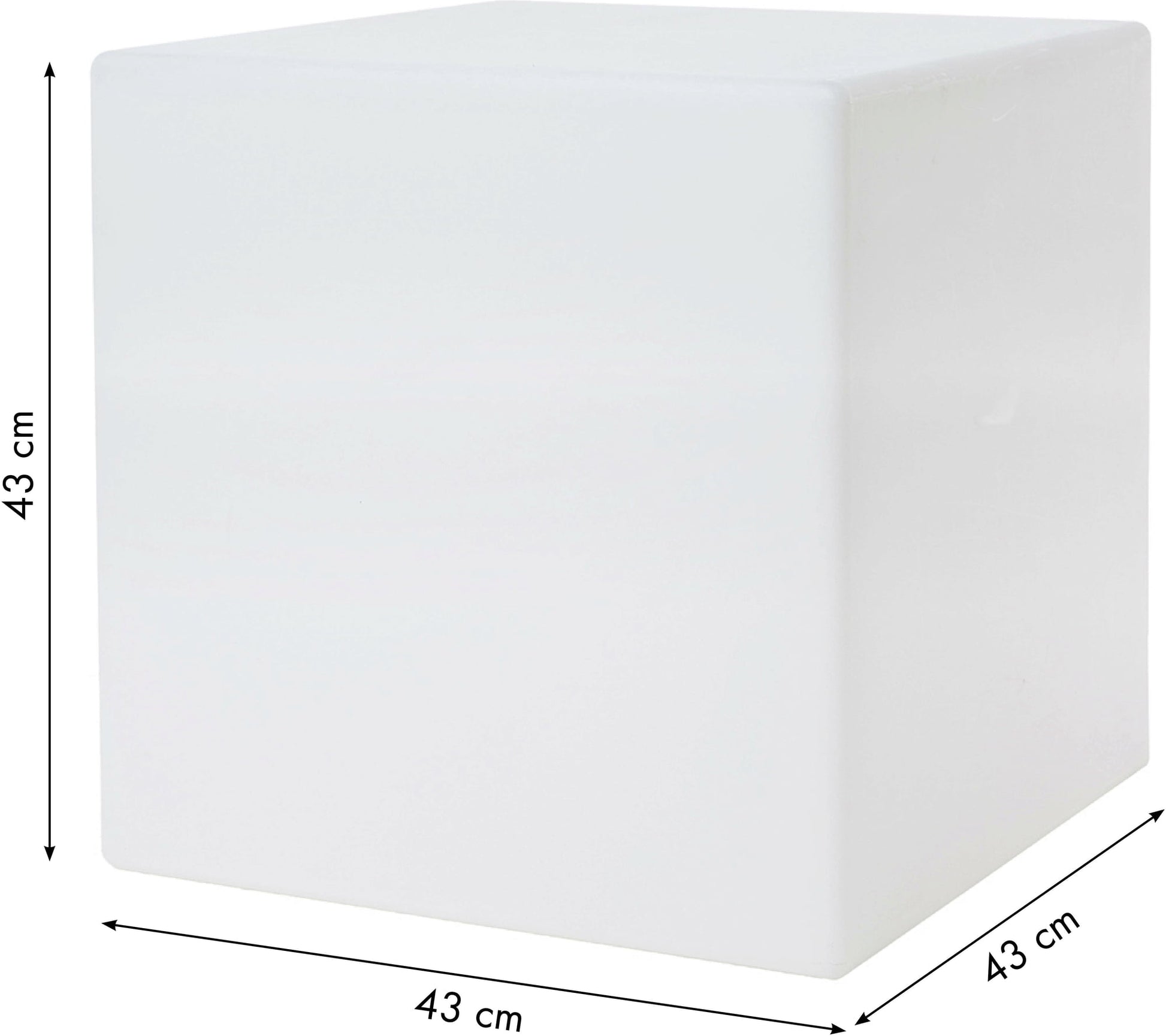  Leuchtwürfel Shining Cube (LED), Höhe 43 Cm
