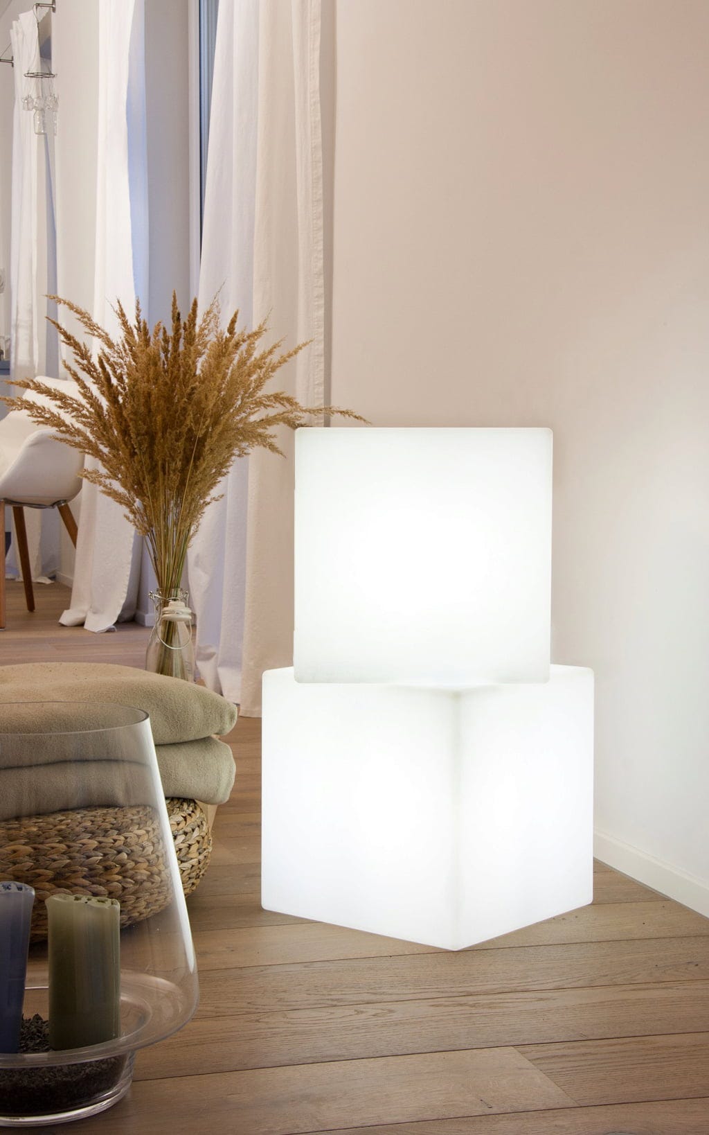  Leuchtwürfel Shining Cube (LED), Höhe 43 Cm