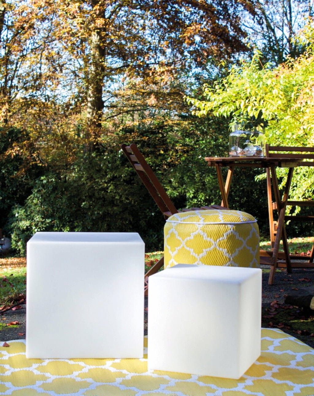 Leuchtwürfel Shining Cube (Solar), Höhe 33 Cm