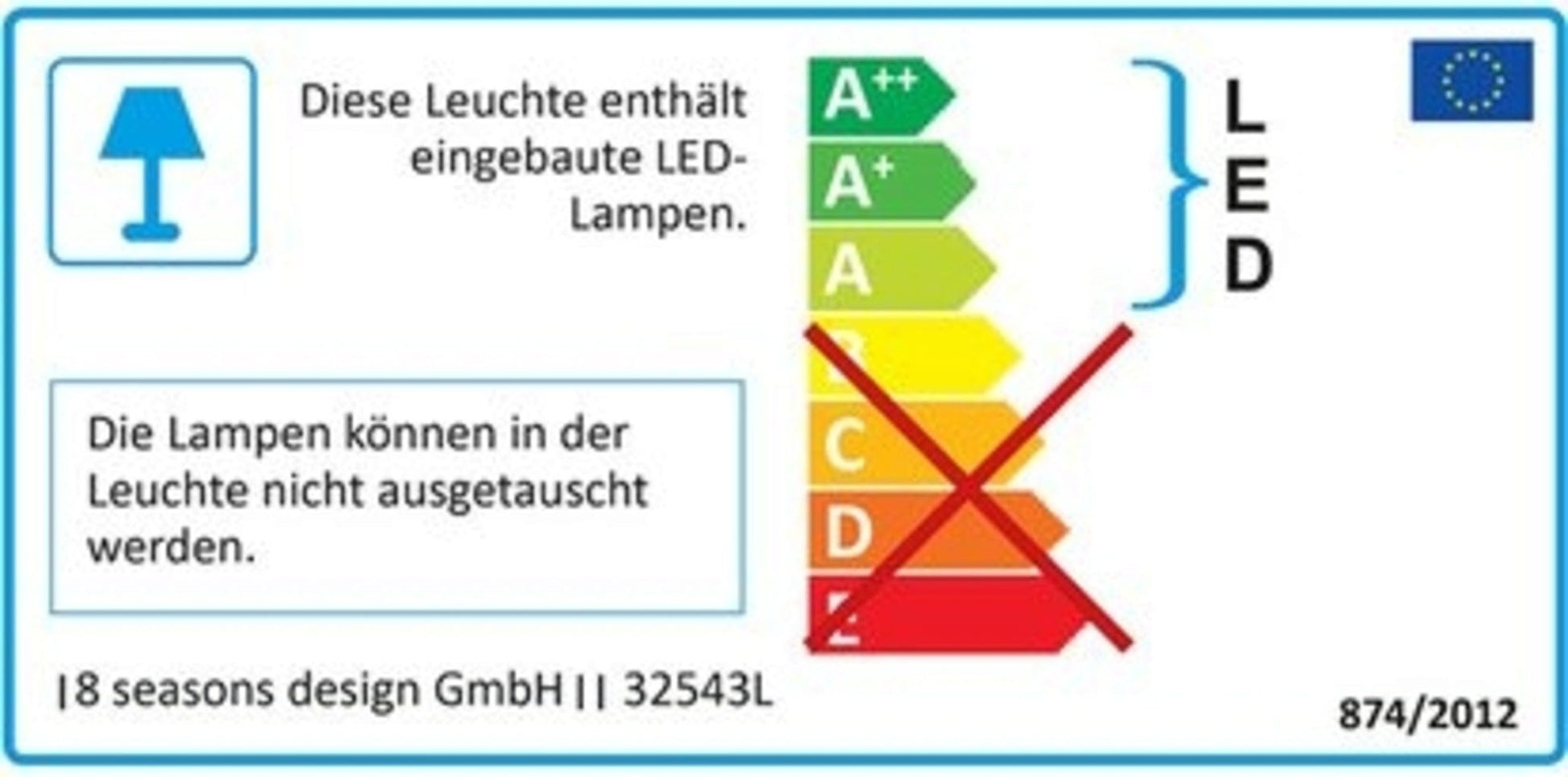  No. 1 - 30 Cm, Tischlampe (LED), Brown