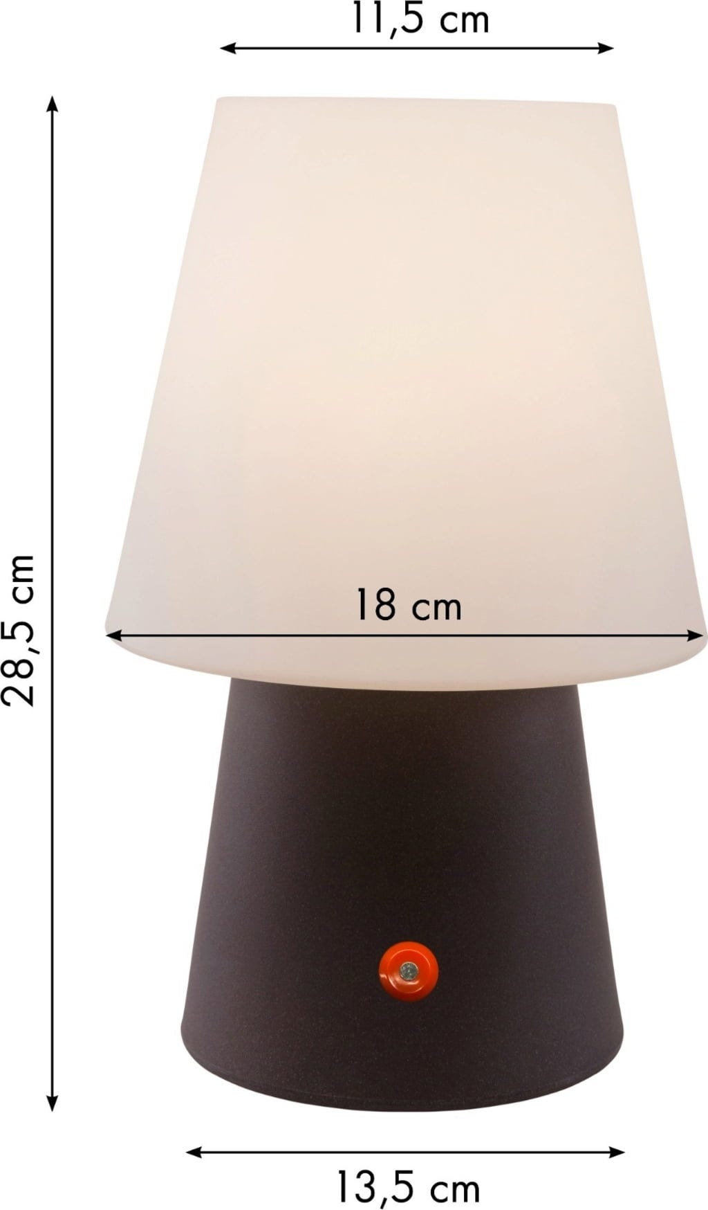  No. 1 - 30 Cm, Tischlampe (LED), Brown