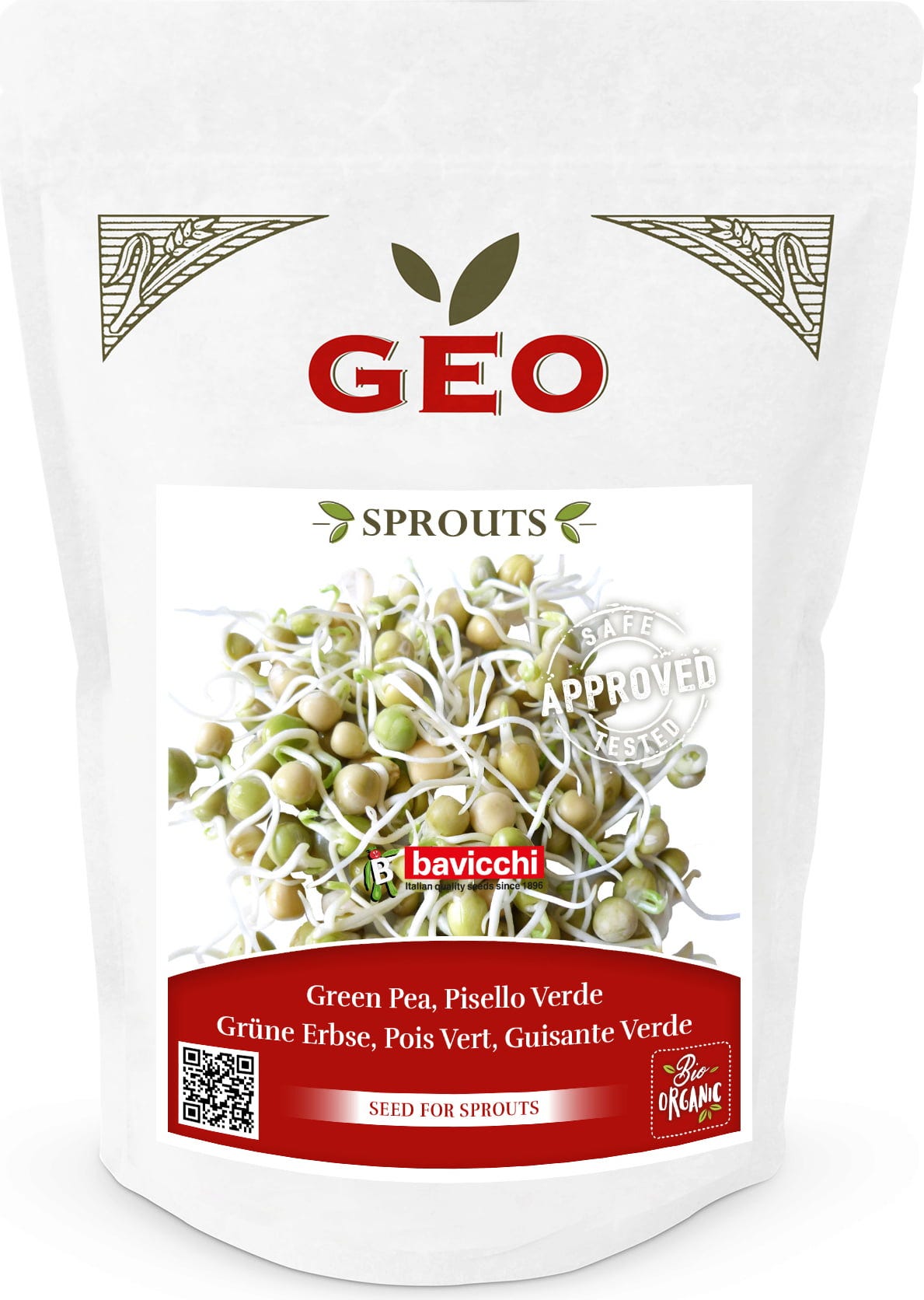  Bio Keimsprossen "Grüne Erbse", 400 G