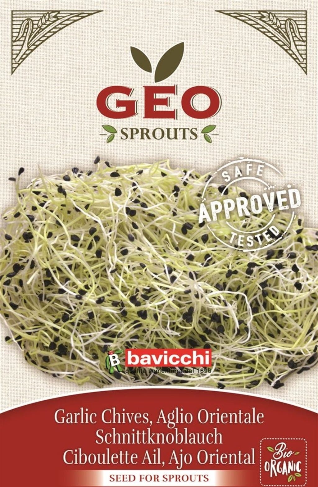  Bio Keimsprossen "Schnittknoblauch", 6 G