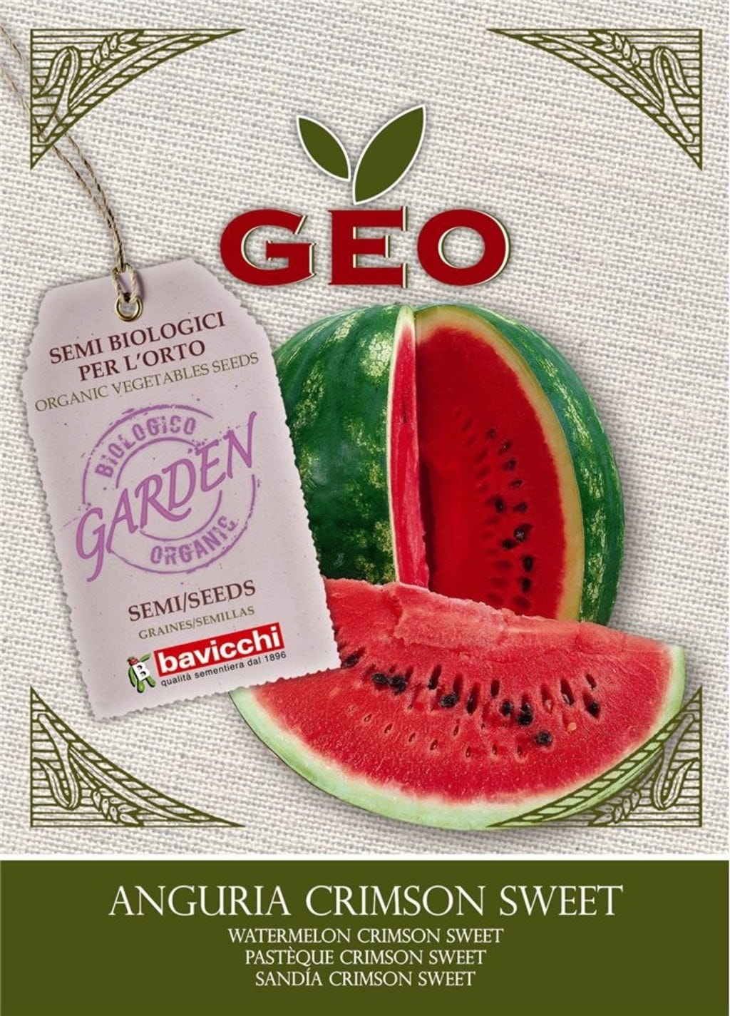  Bio Wassermelone "Purpur Süß", 2,50 G