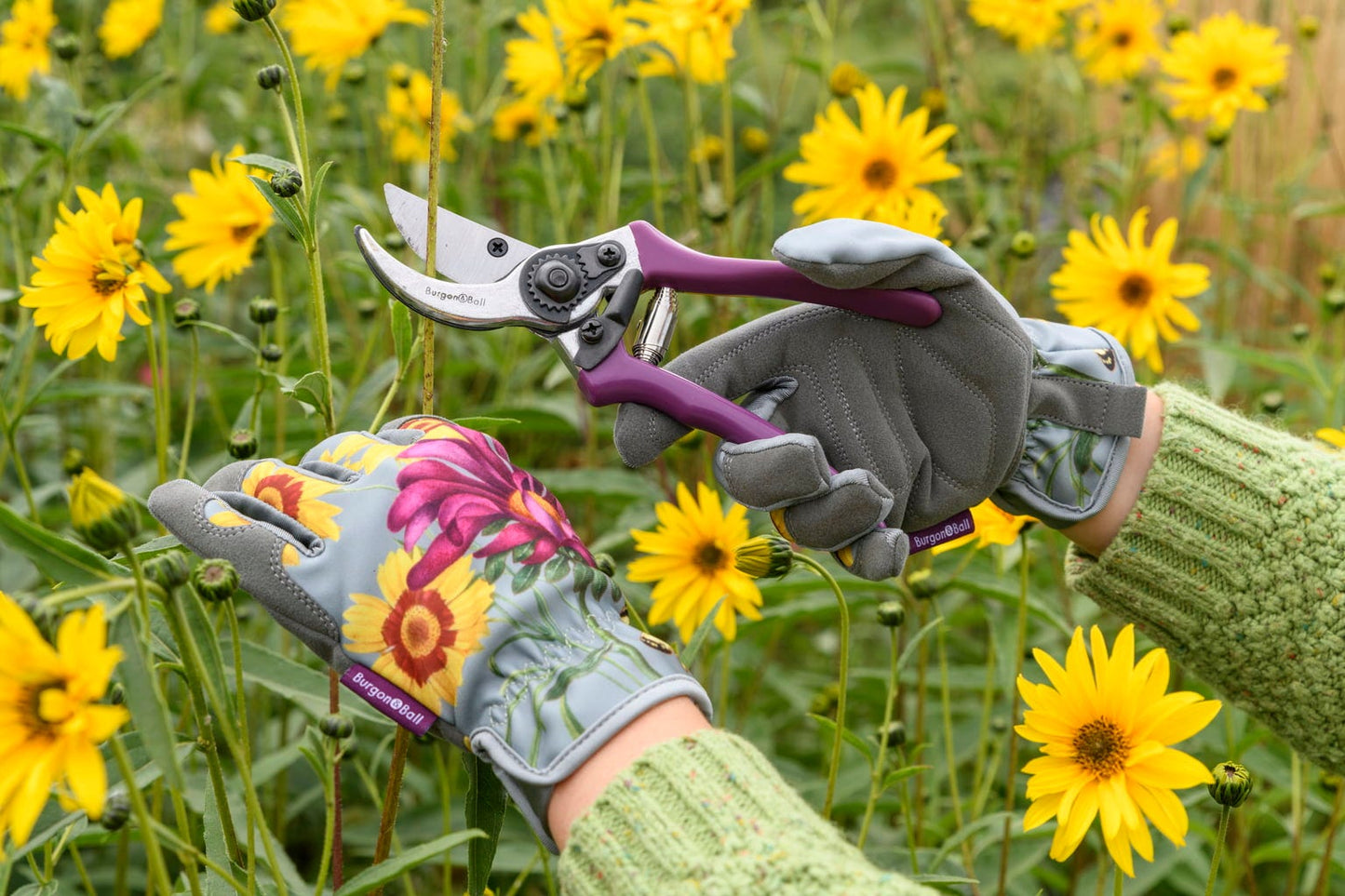  Gartenhandschuhe "Blumen"