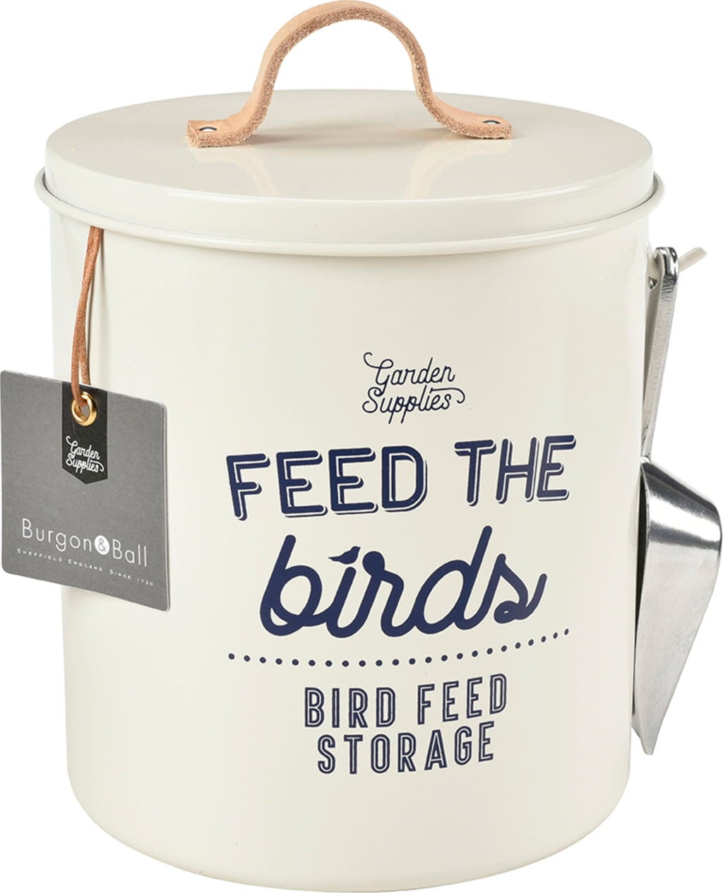  Vogelfutterdose "Feed The Birds" - Creme