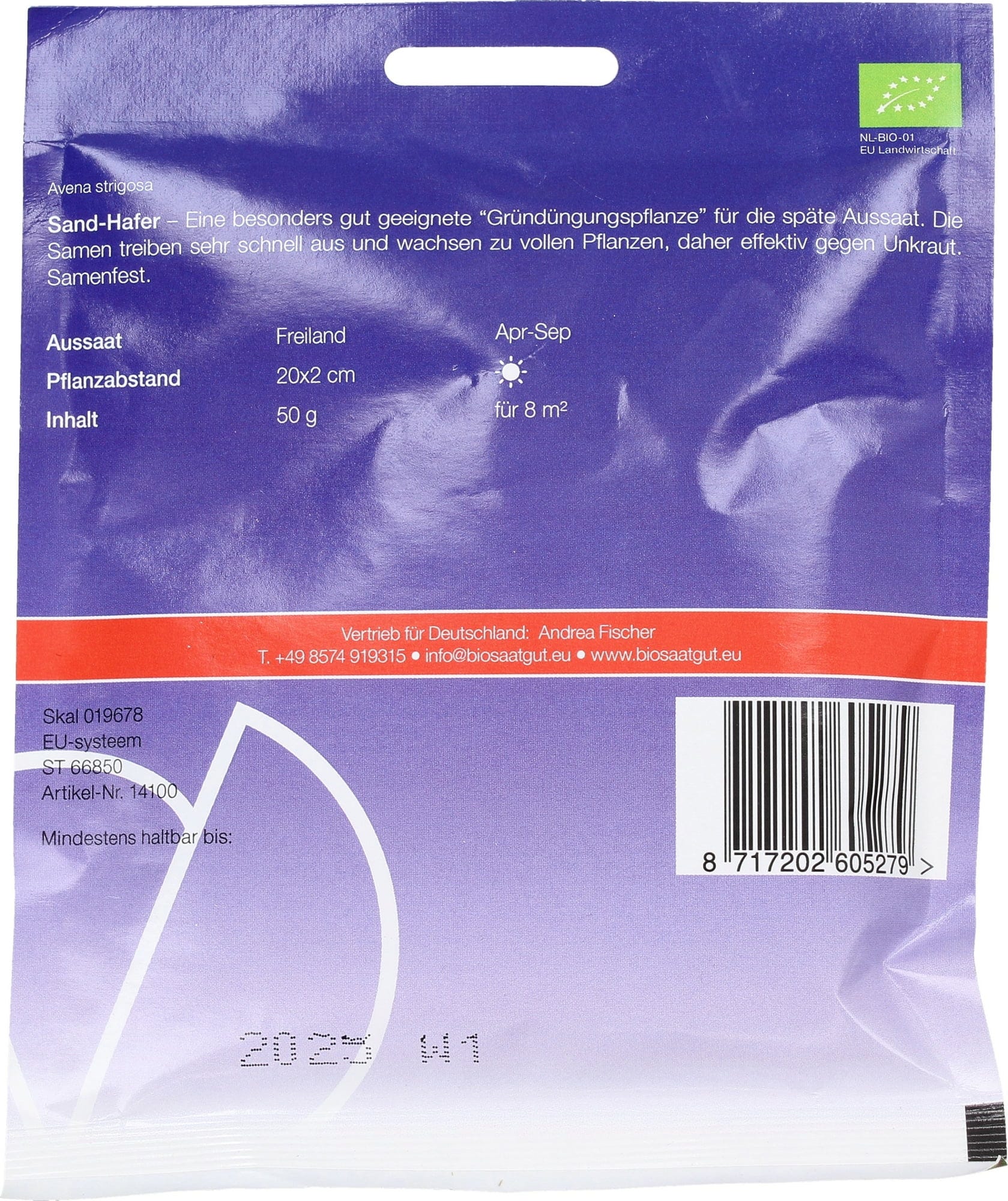  Gründünger Sandhafer, 50 G