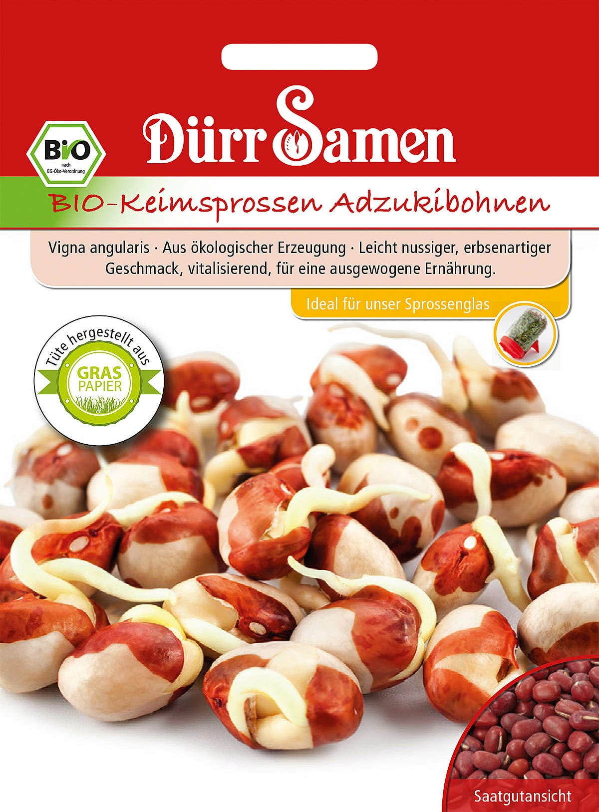 BIO-Keimsprossen Adzukibohnen, 75 G