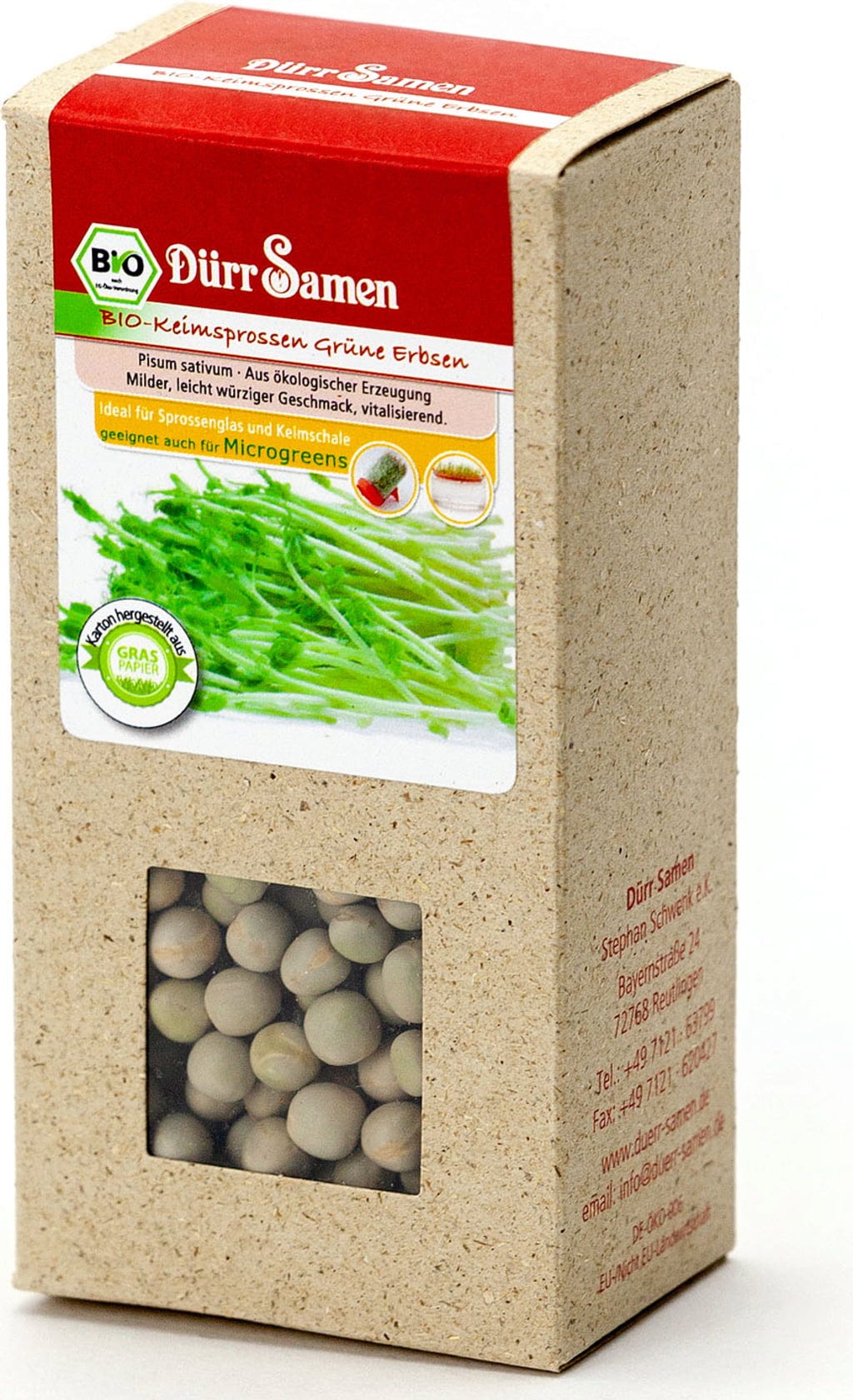  BIO-Keimsprossen Grüne Erbsen, 200 G