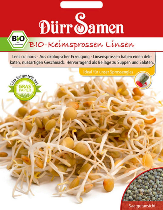  BIO-Keimsprossen Linsen, 75 G