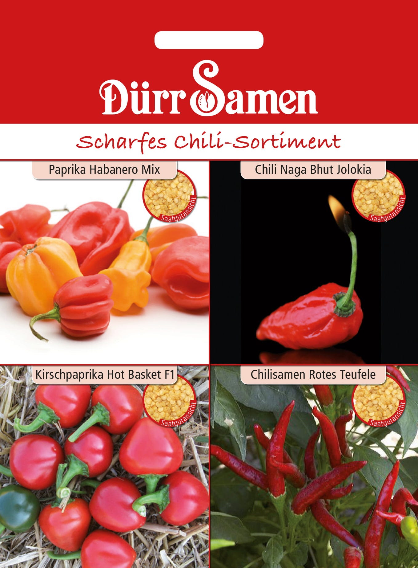  Scharfes Chilisortiment