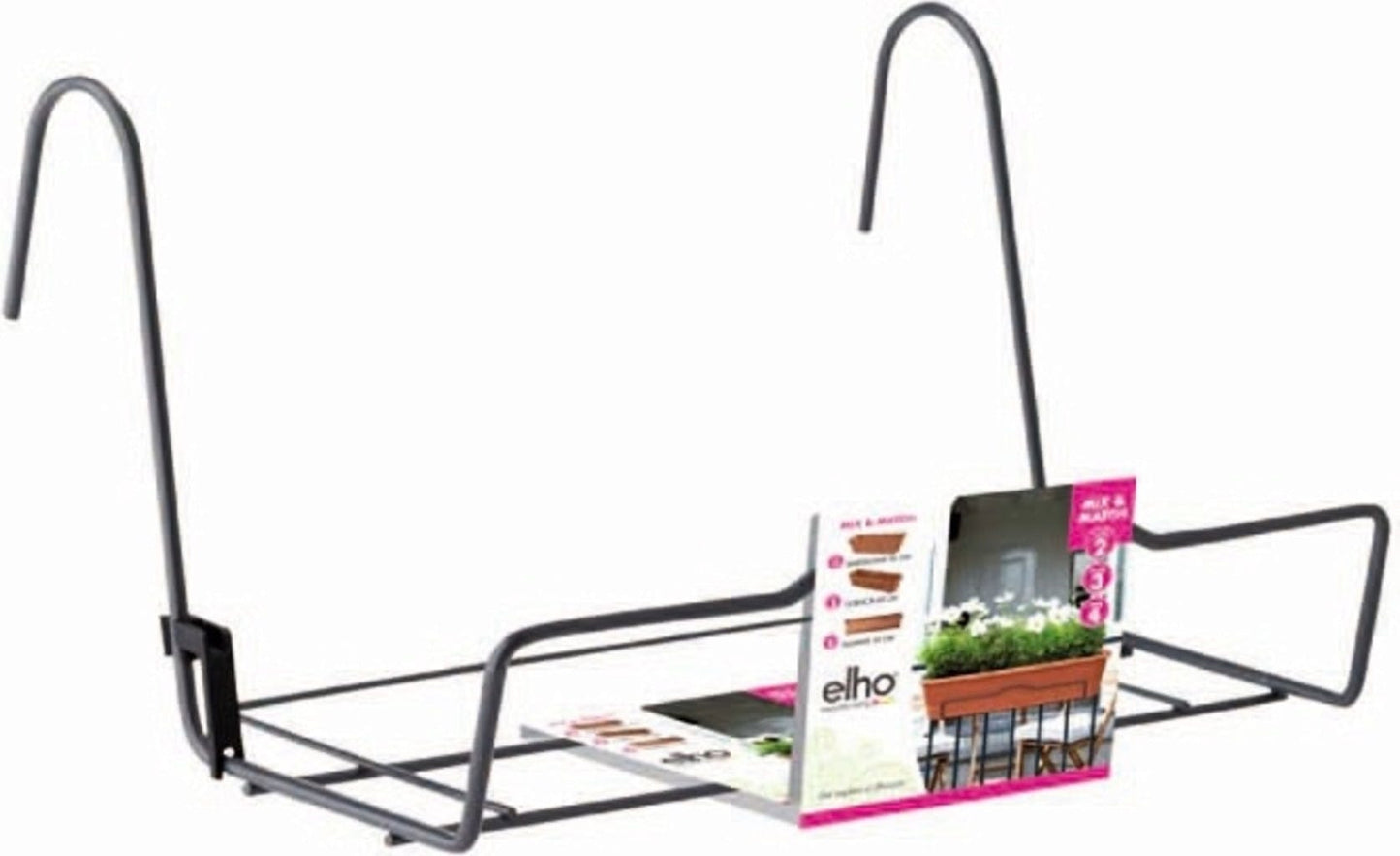 Elho Balkon Support Für Barcelona 70&90 Cm, Anthrazit