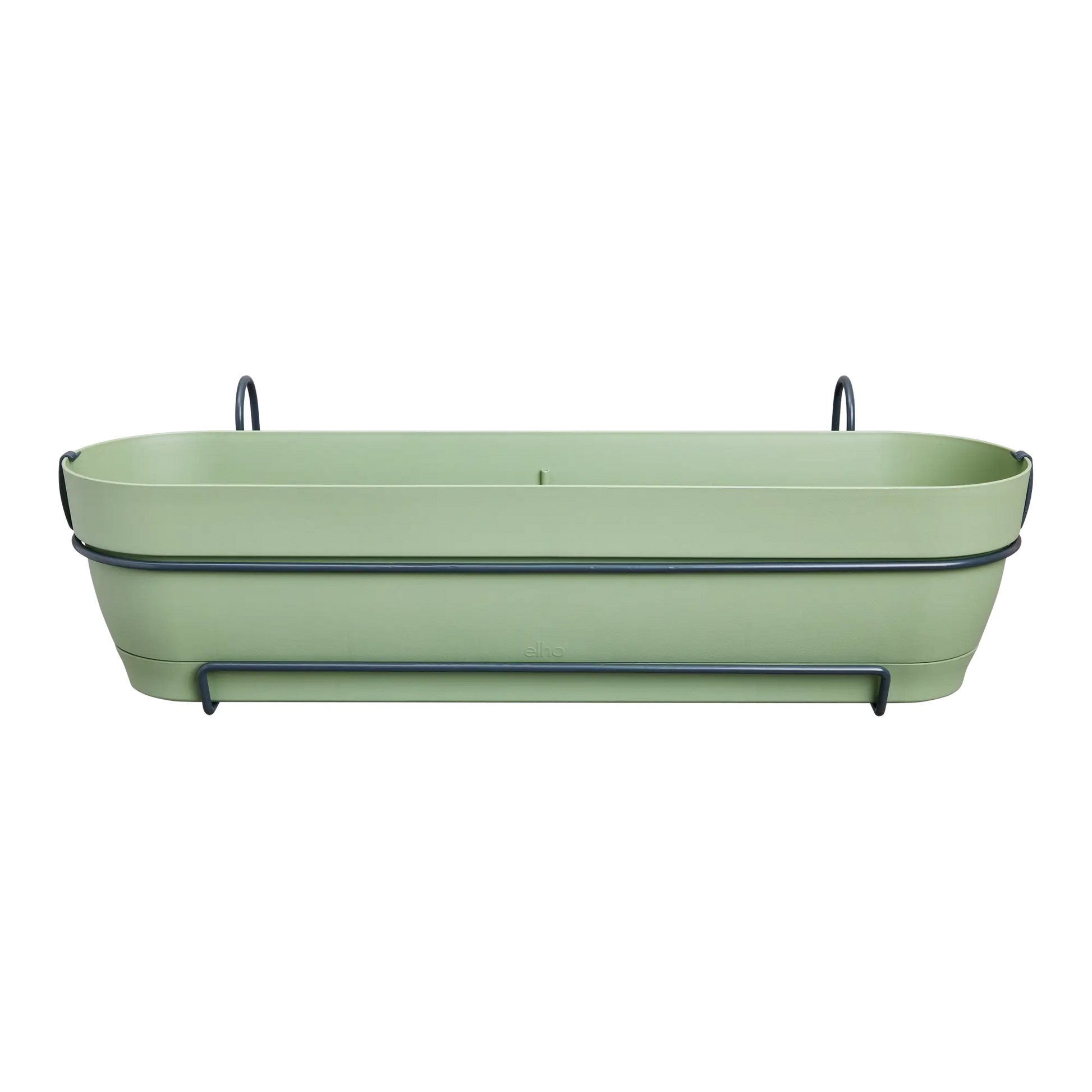 Elho Balkonkasten Vibia Campana Allin1, 70 Cm, Pistazien Grün