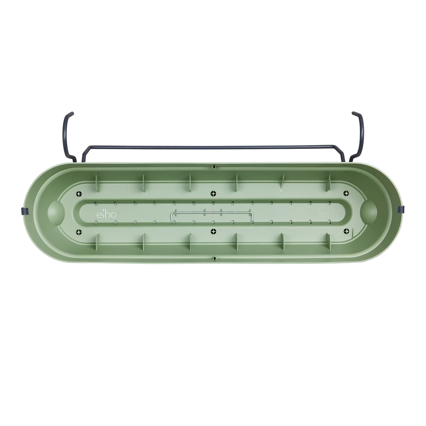 Elho Balkonkasten Vibia Campana Allin1, 70 Cm, Pistazien Grün