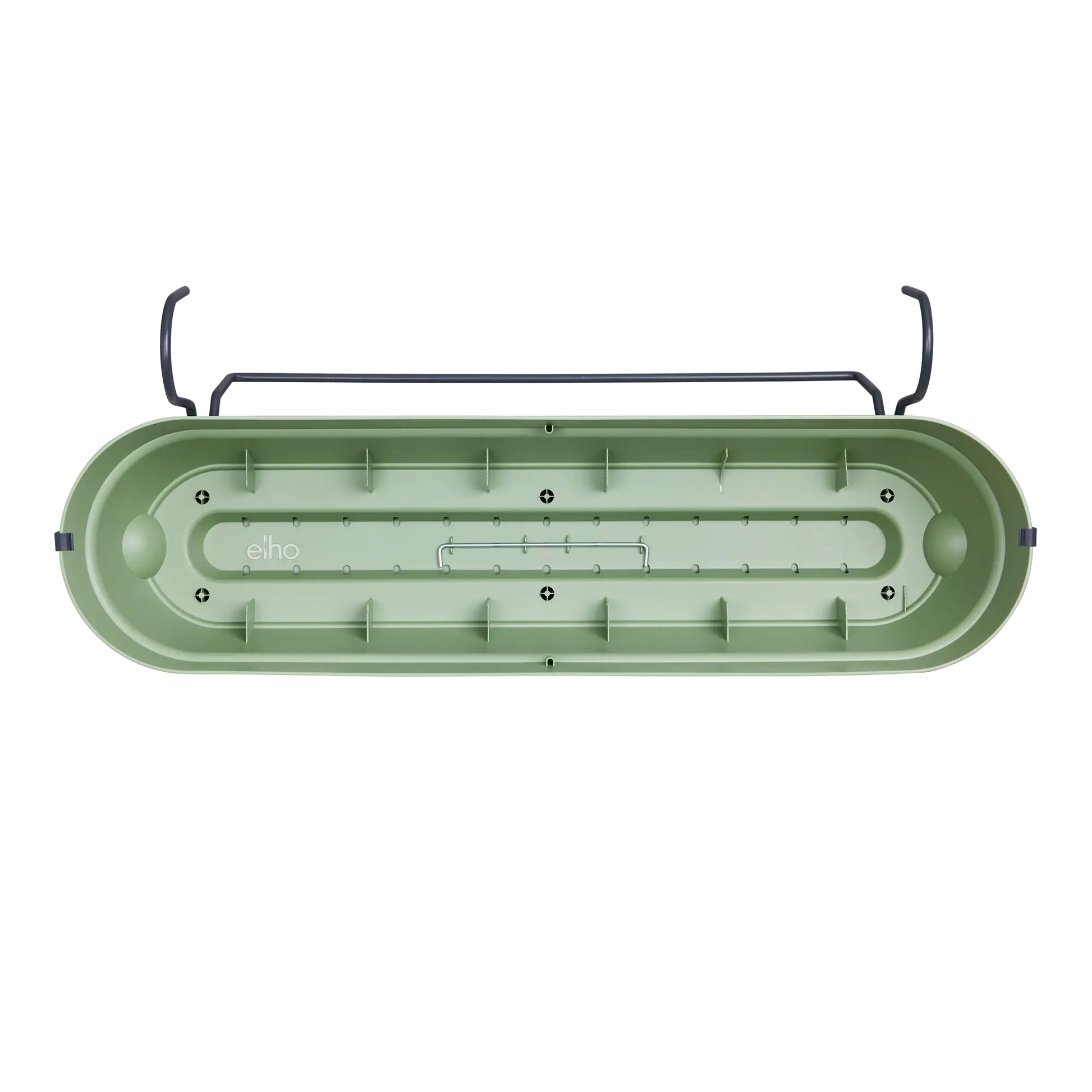 Elho Balkonkasten Vibia Campana Allin1, 70 Cm, Pistazien Grün
