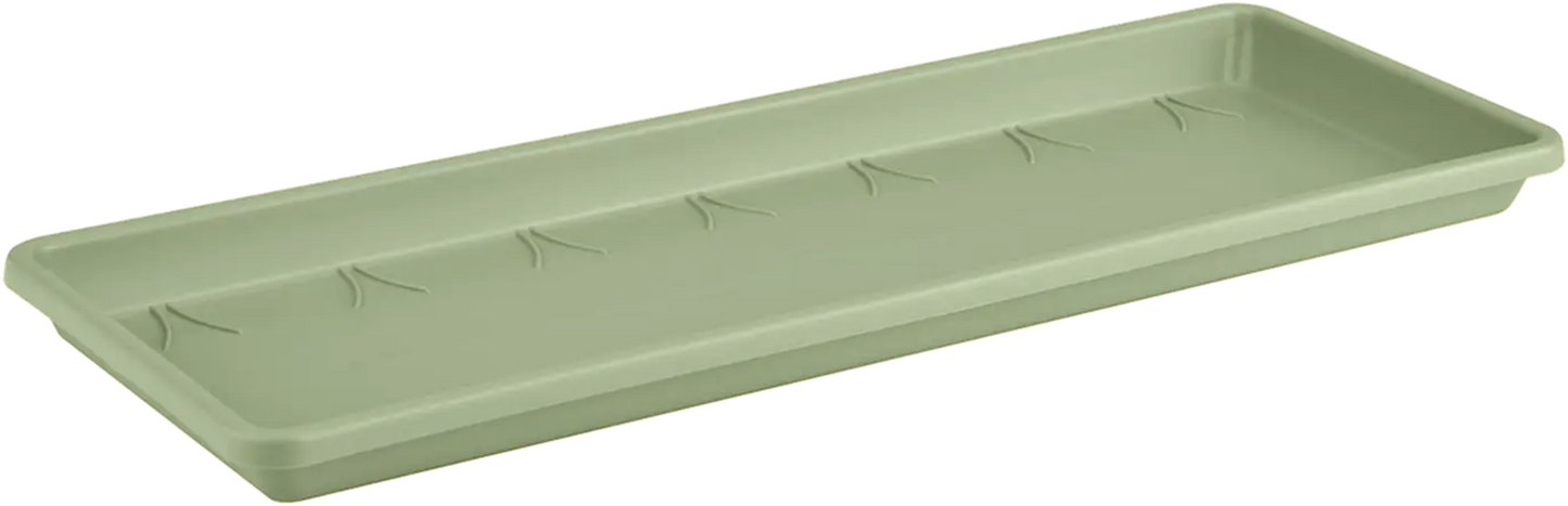 Elho Barcelona Balkonkasten Untersetzer 50 Cm, Pistazien Grün