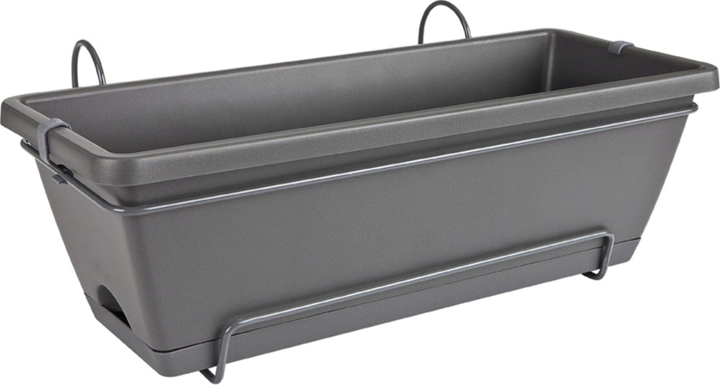Elho Barcelona Xl Allin1 55 Cm, Anthrazit