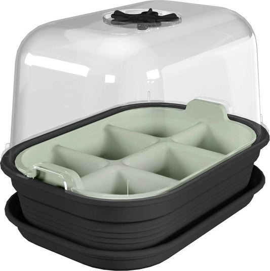 Elho Green Basics Anzucht-Set - Schwarz