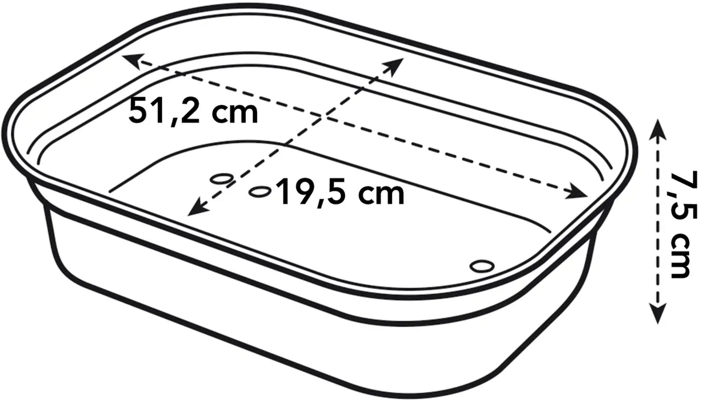 Elho Green Basics Anzuchtschale L, Lebhaft Schwarz