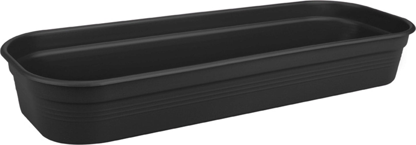Elho Green Basics Anzuchtschale L, Lebhaft Schwarz