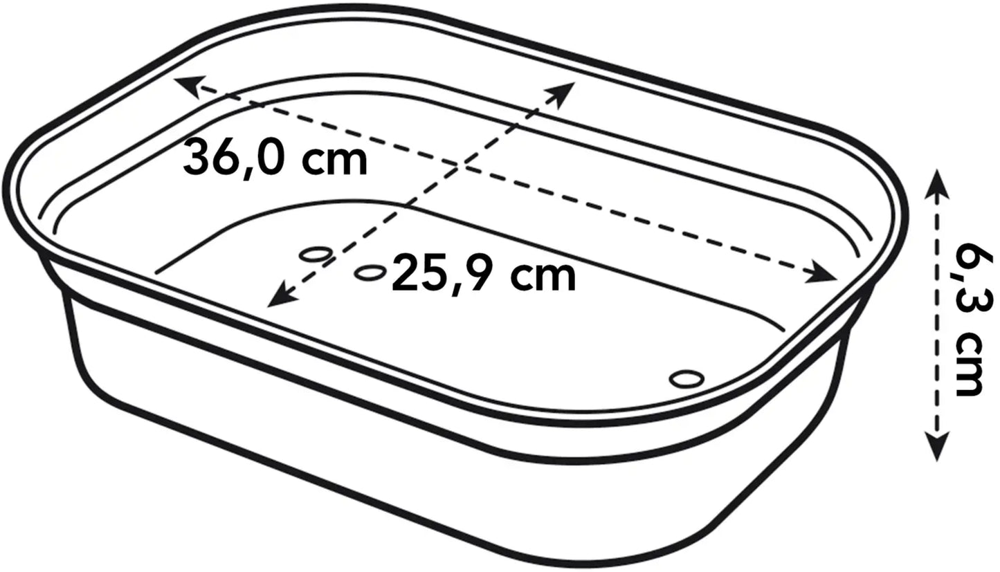 Elho Green Basics Anzuchtschale M, Lebhaft Schwarz