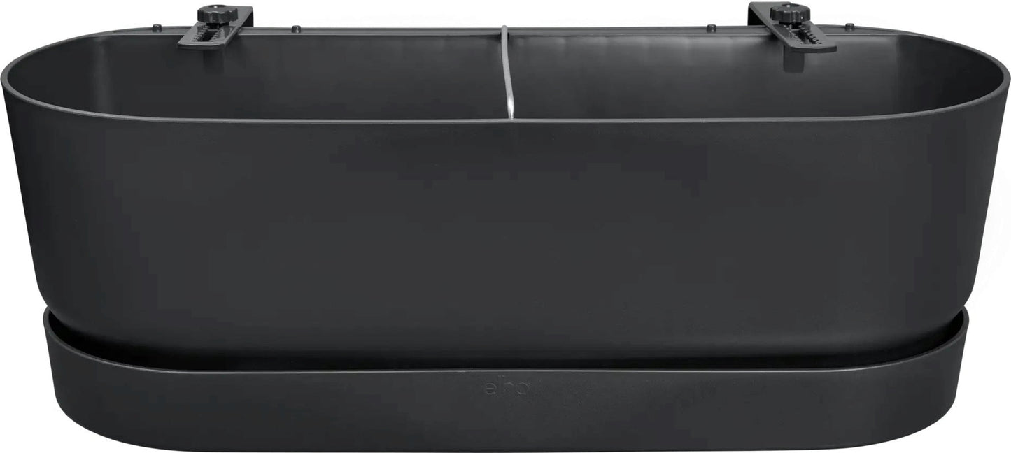 Elho Greenville Easy Balcony 52 Cm, Living Schwarz