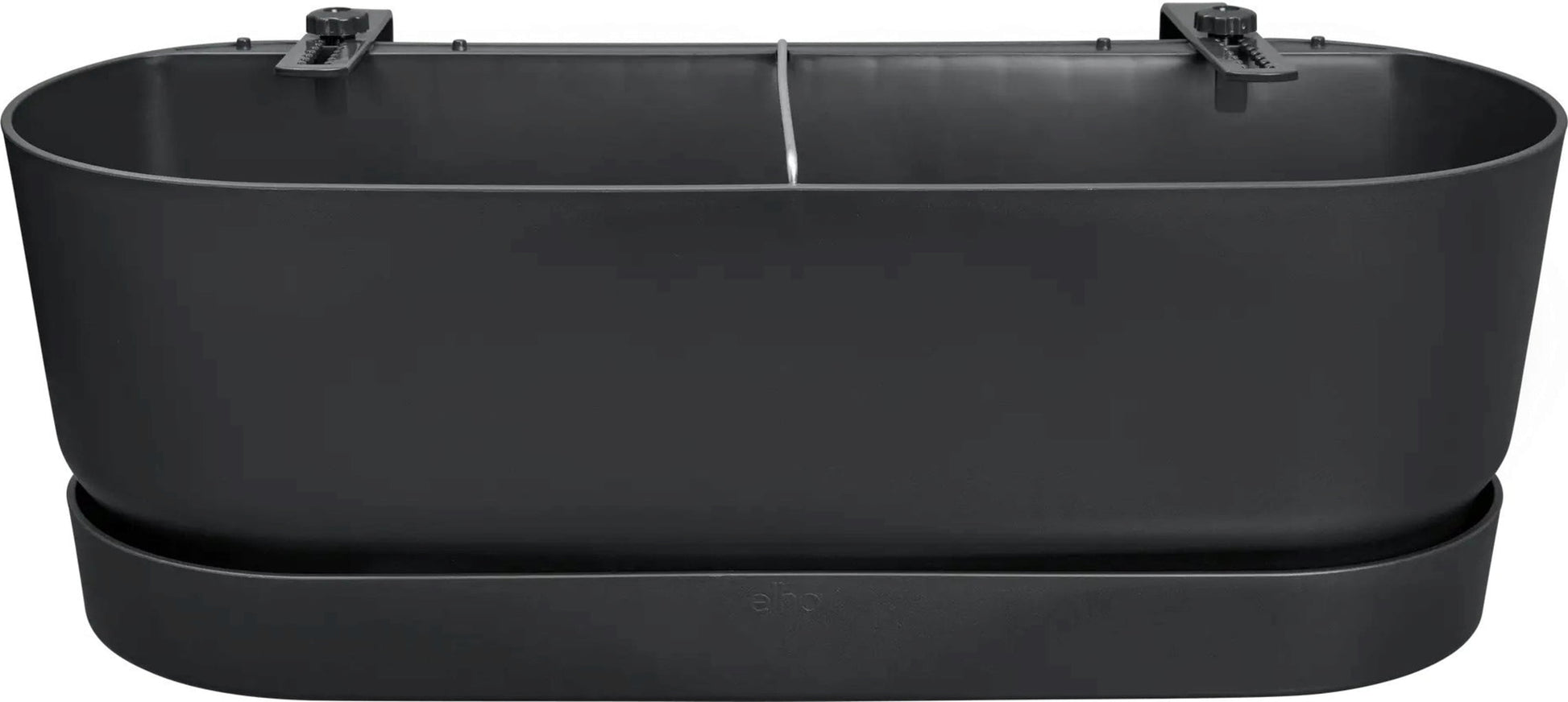 Elho Greenville Easy Balcony 52 Cm, Living Schwarz