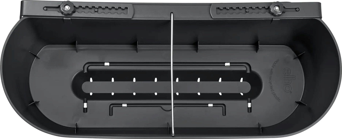 Elho Greenville Easy Balcony 52 Cm, Living Schwarz
