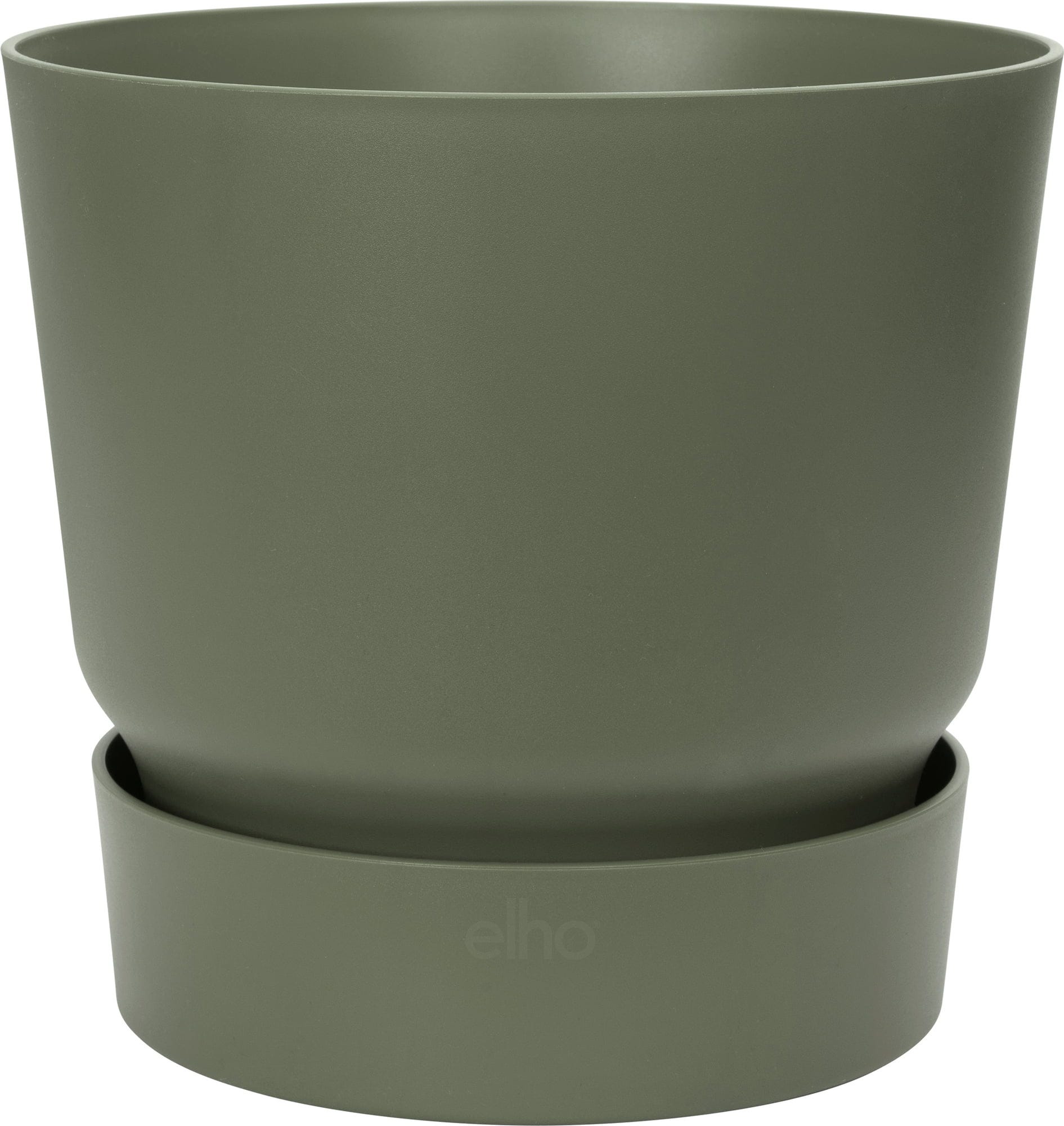 Elho Greenville Topf Rund 30 Cm, Laubgrün