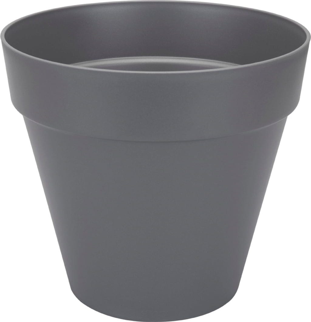 Elho Loft Urban Rund Rollen 40, Anthrazit