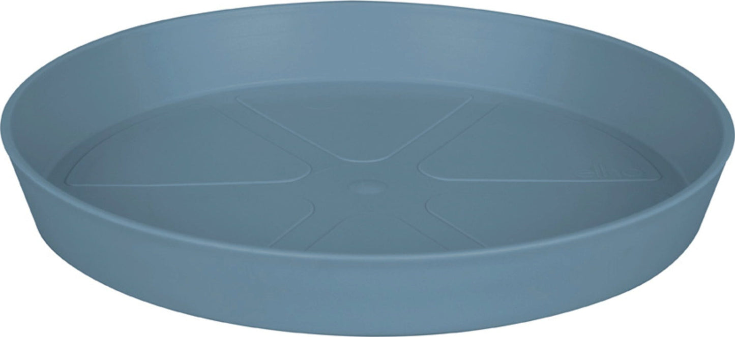 Elho Loft Urban Untersetzer Rund 24, Vintage Blau