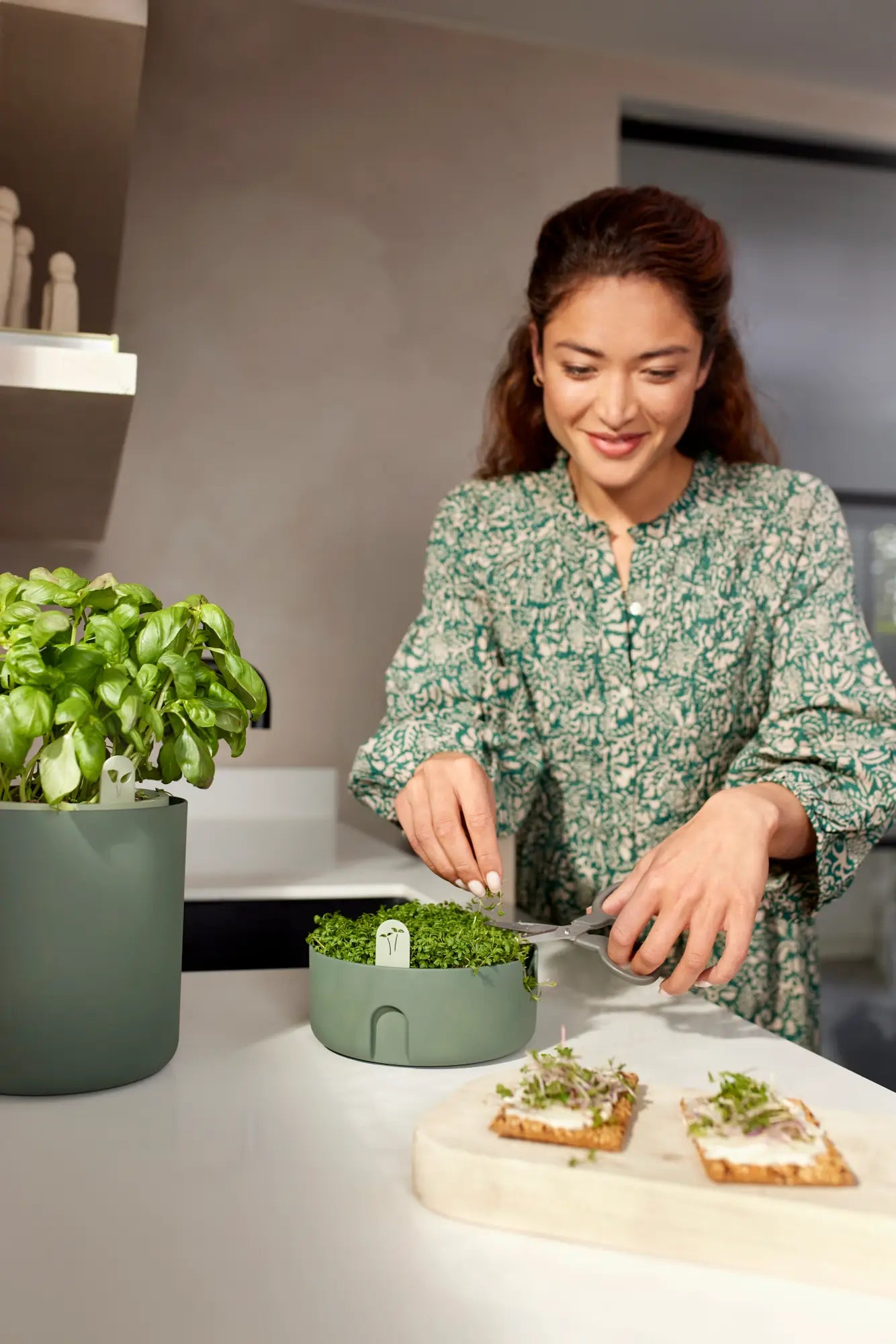 Elho Microgreens Anzuchtgefäß "magic Microgreens", Laubgrün