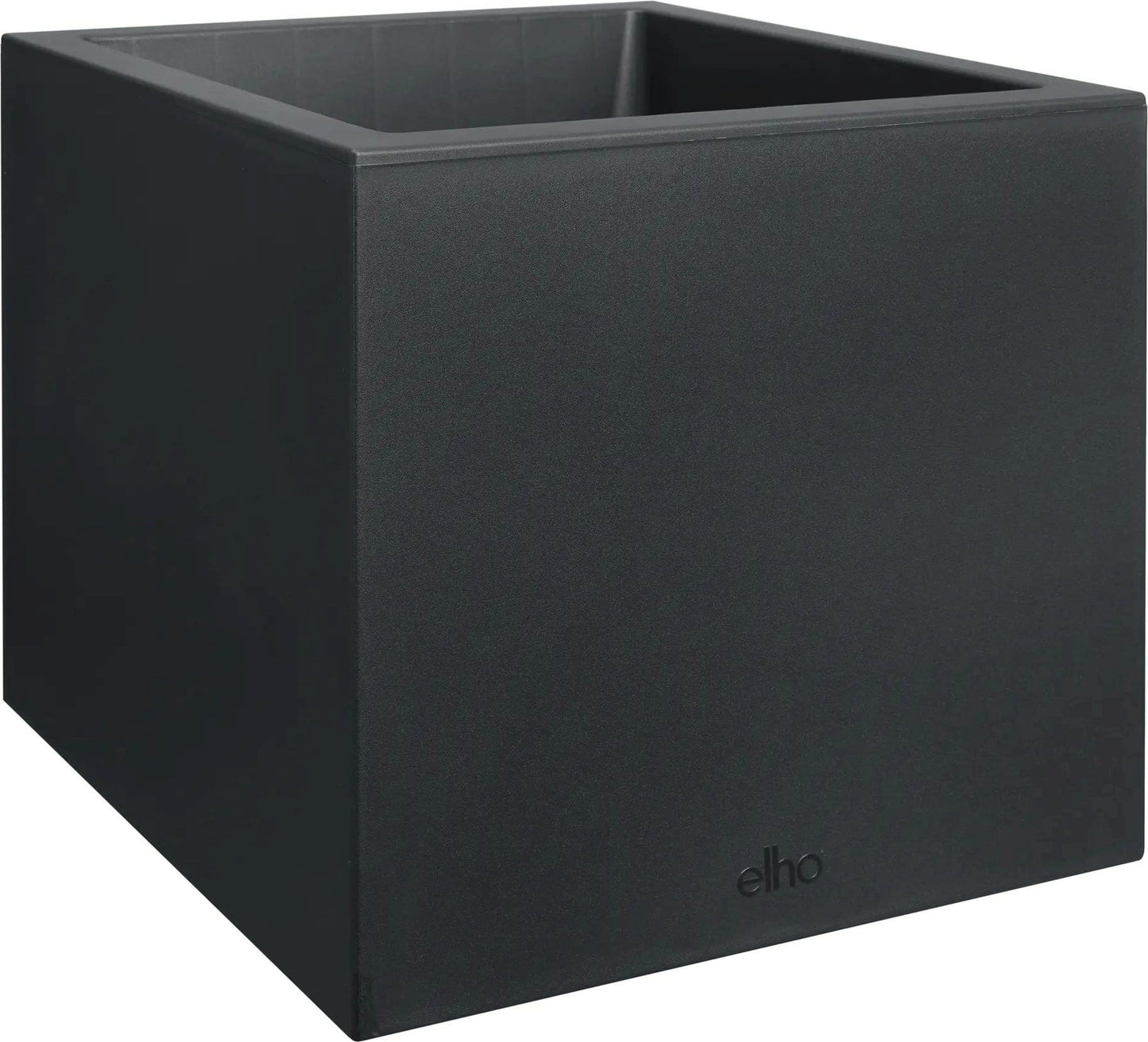 Elho Pflanztopf Vivo Next Quadrat - 40 Cm, Living Schwarz