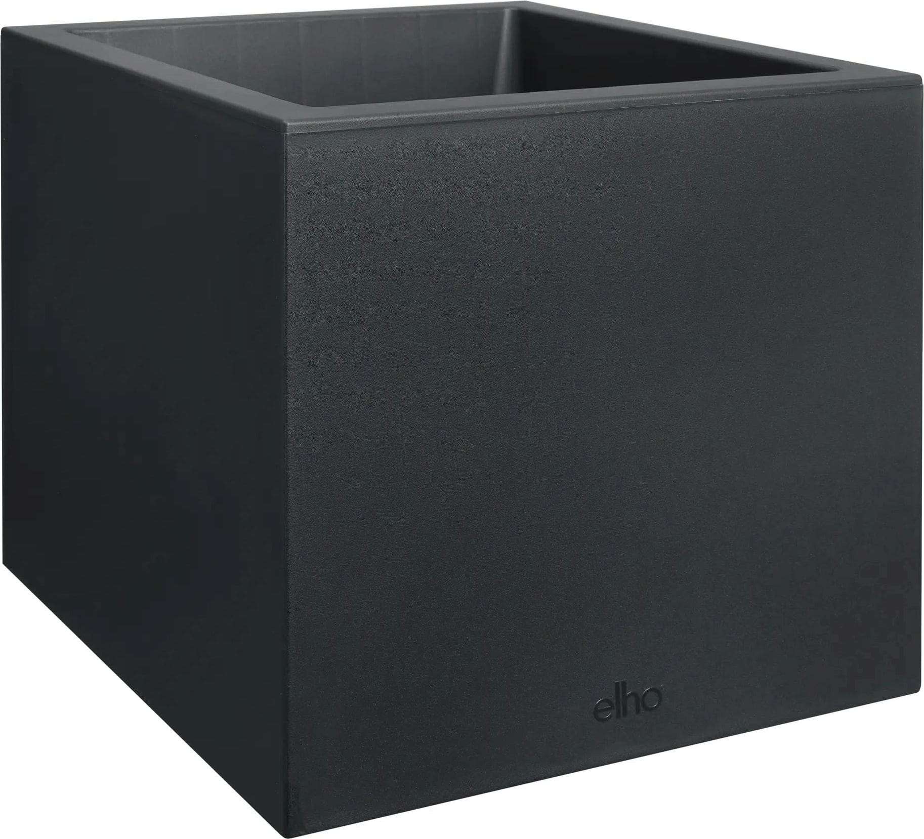 Elho Pflanztopf Vivo Next Quadrat - 40 Cm, Living Schwarz
