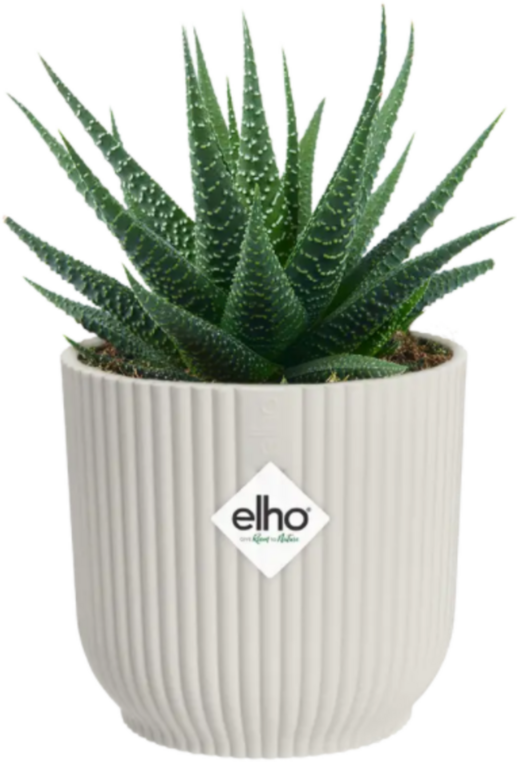Elho Vibes Fold Rund Mini 11 Cm, Seidenweiß