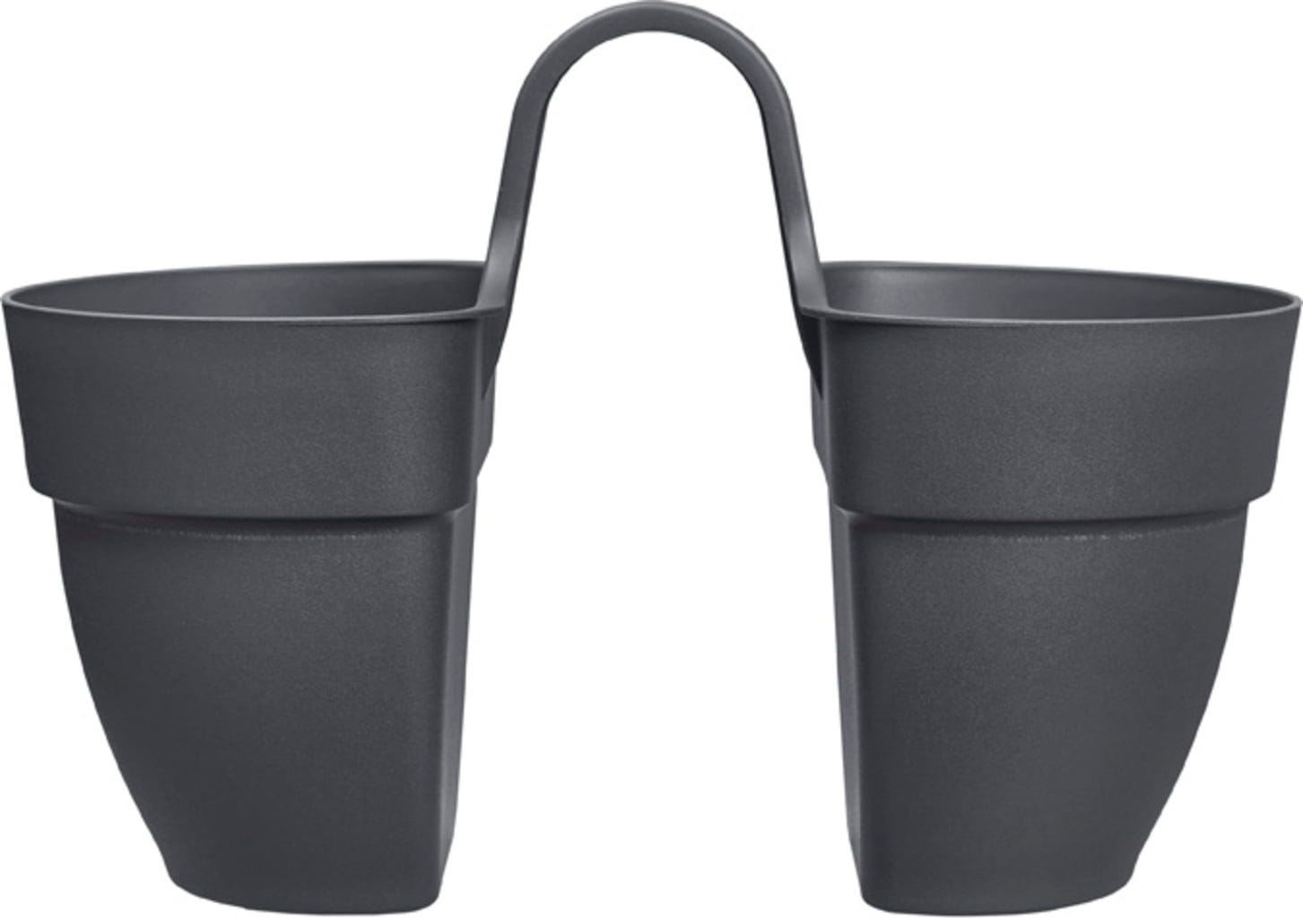 Elho Vibia Campana Flower Twin 21 Cm, Anthrazit