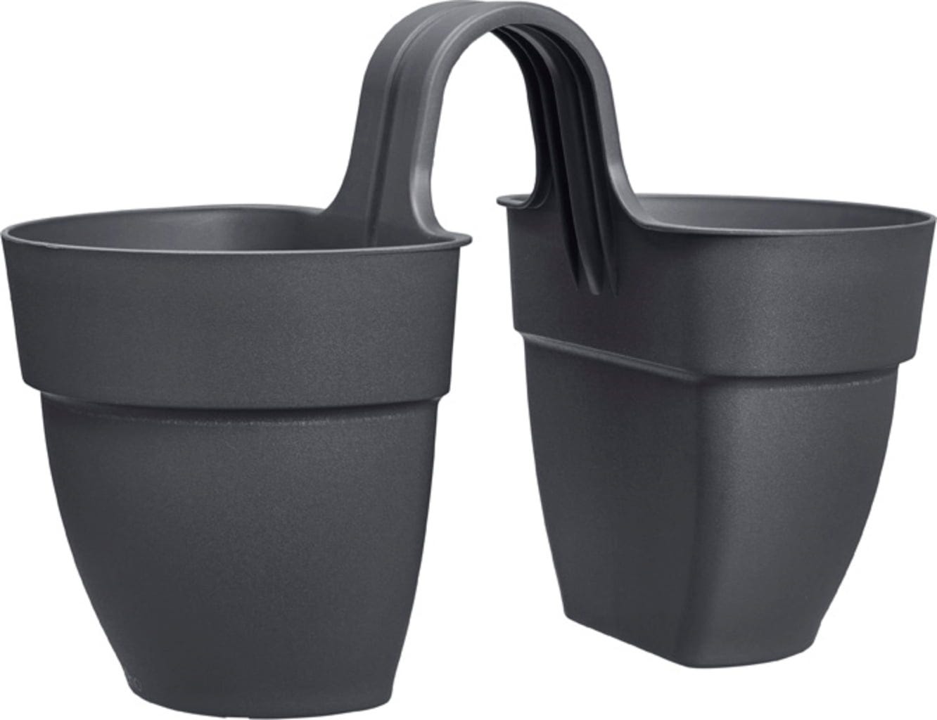 Elho Vibia Campana Flower Twin 21 Cm, Anthrazit